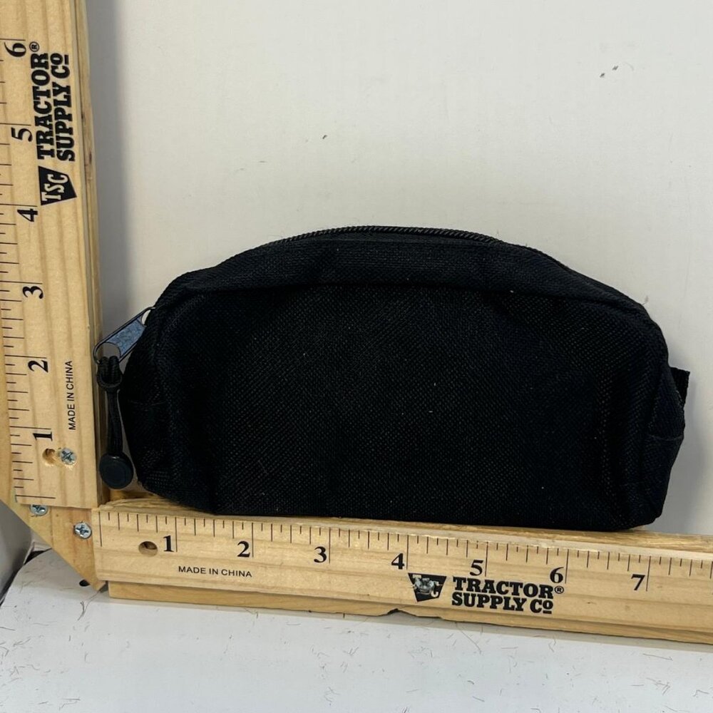 Black Nylon Tactical Waist Pack Belt Mount Utility Pouch Zipper Edc Gear